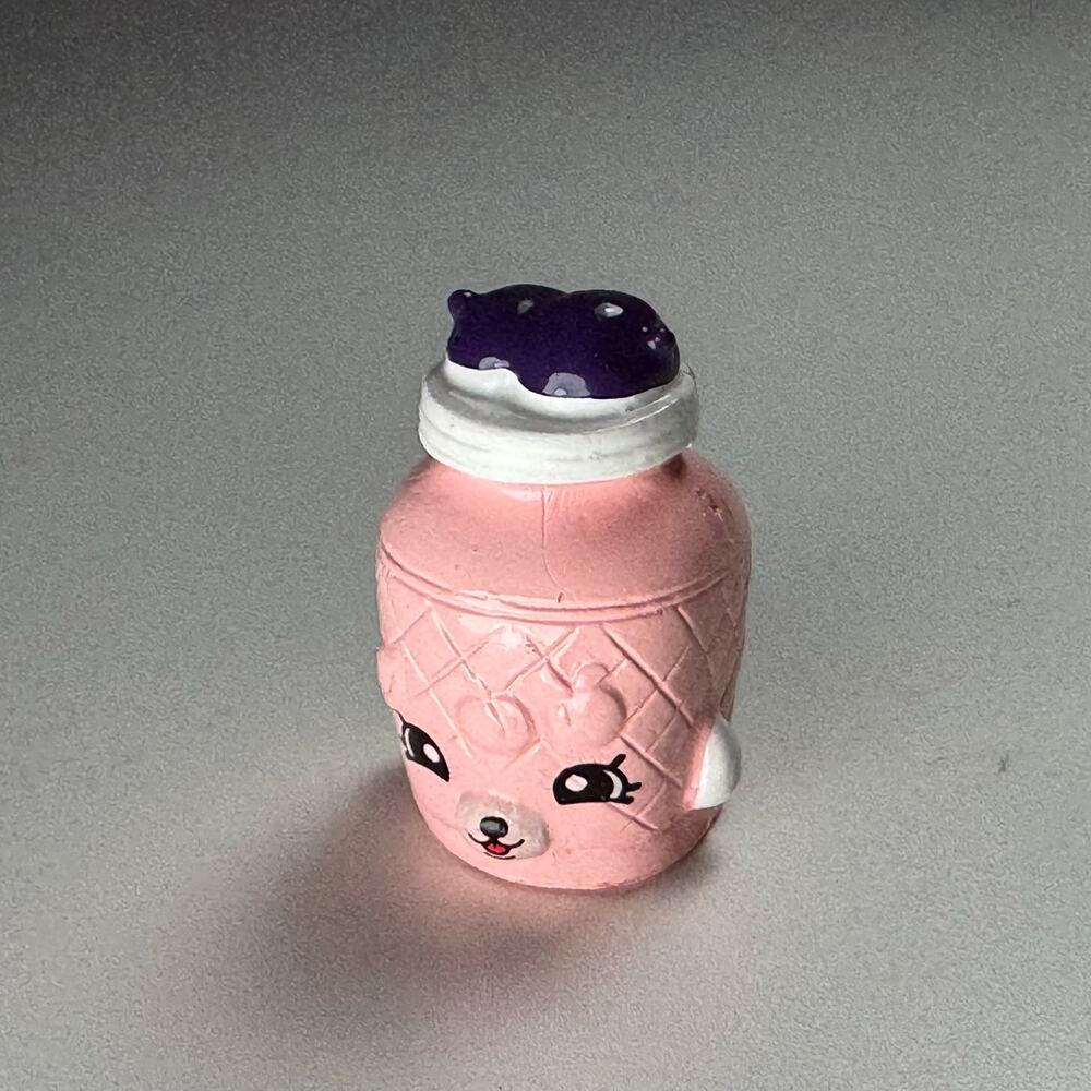 Shopkins Petkins Jilly Jam Jar Pink Purple Grape Season 4 Special Edition Loose